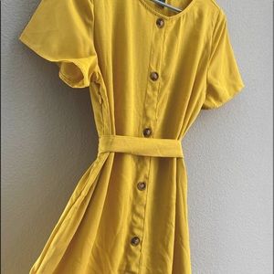 Maternity Self Belted Dress, Size M, NEW W/ TAGS